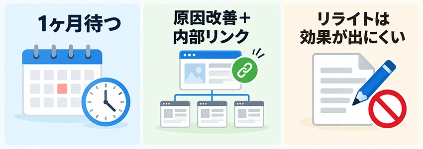 検出 - インデックス未登録を改善する時の注意点