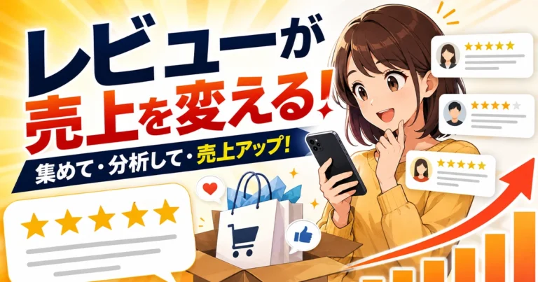 ネットショップの商品レビューとは？売上を高める集め方と分析方法