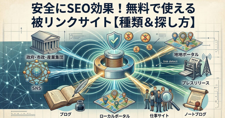 無料で使える被リンクサイトの種類と探し方！安全にSEO効果を高めるために