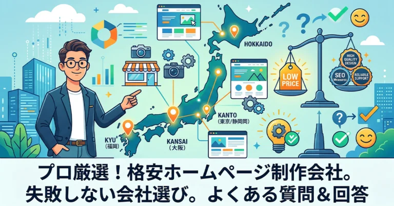 格安のホームページ制作会社をプロが厳選！お客様から寄せられる質問への回答