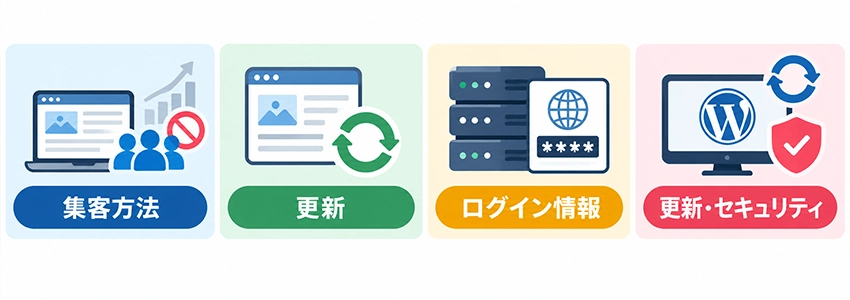 会社のホームページを自作する時の注意点
