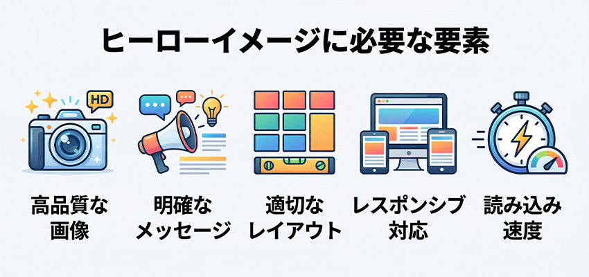ヒーローイメージに必要な要素
