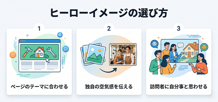 ヒーローイメージの選び方