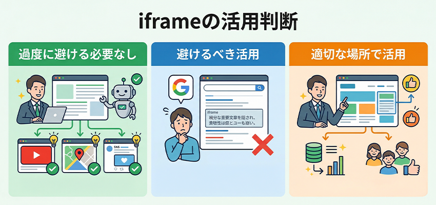 iframeは使わない方がいいのか