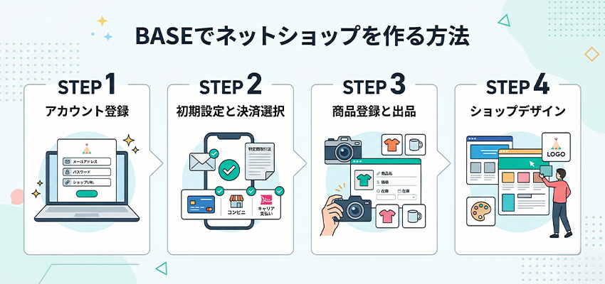 BASEでネットショップを作る方法