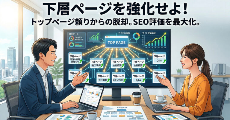 下層ページのSEOって必要？トップページが上位表示できればいいんだけど