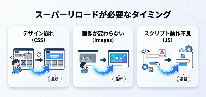 スーパーリロードが必要なタイミング