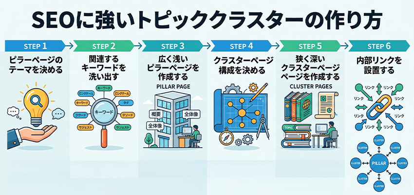 SEOに強いトピッククラスターの作り方