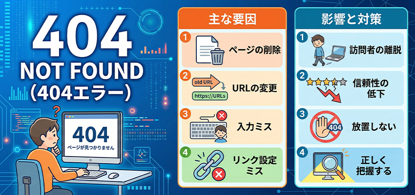 404 NOT FOUND（404エラー）とは
