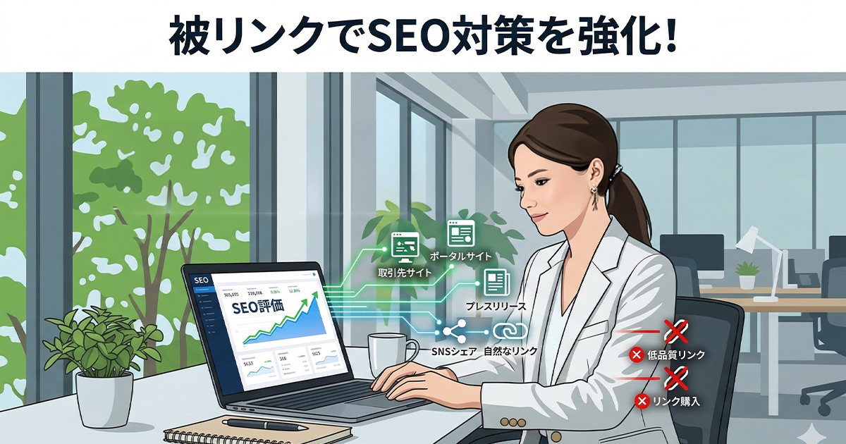 被リンクでSEO対策を強化