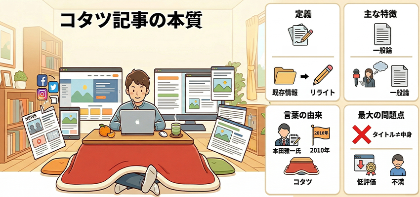 コタツ記事とは