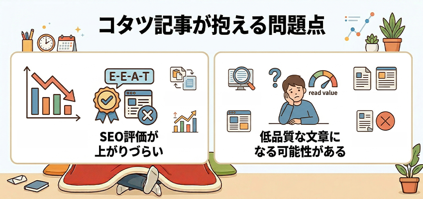 コタツ記事が抱える問題点