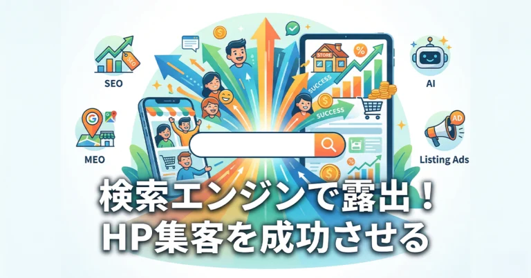 検索エンジンから集客する重要性！ホームページの露出を高めるために