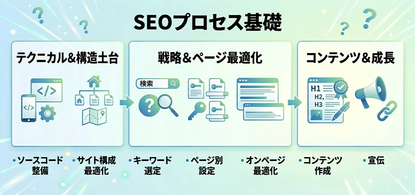 SEO対策で行う施策内容
