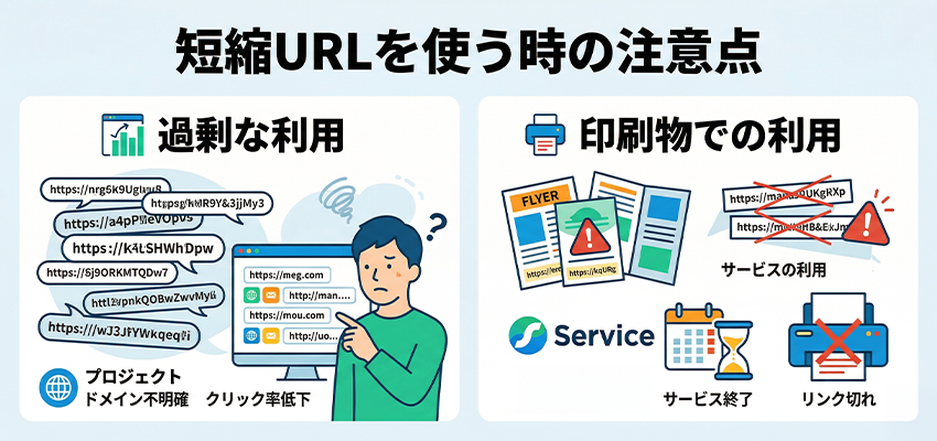 短縮URLを使う時の注意点