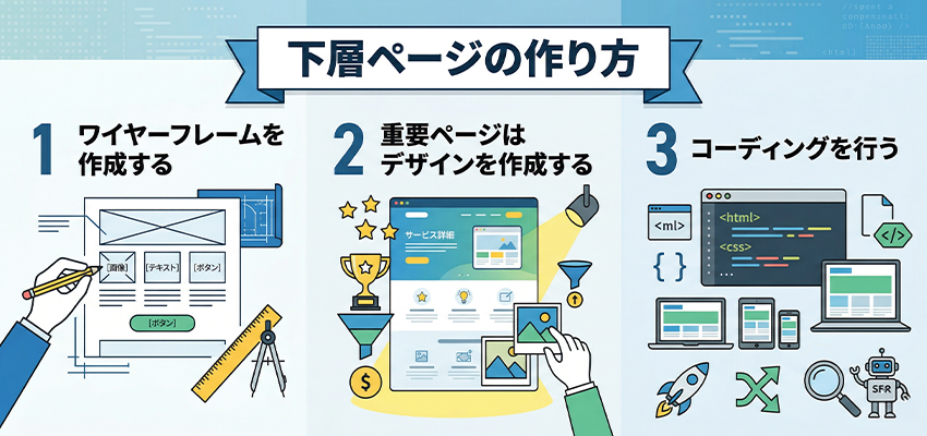 下層ページの作り方