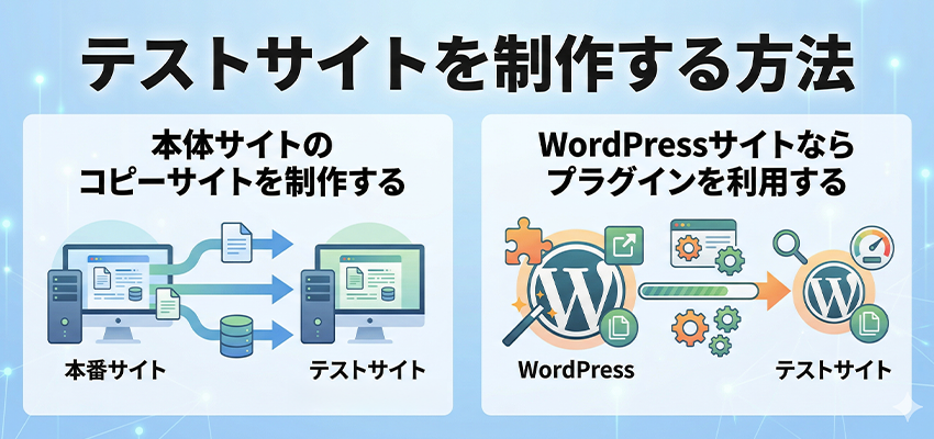 テストサイトを制作する方法
