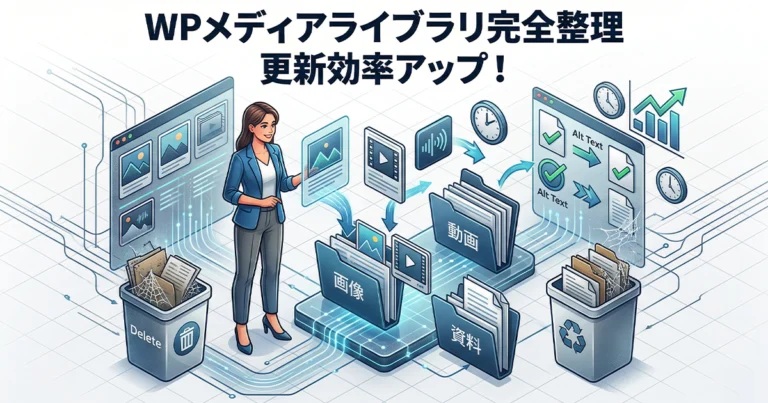 WordPressメディアライブラリの整理・削除方法！ホームページ更新効率を高めるために