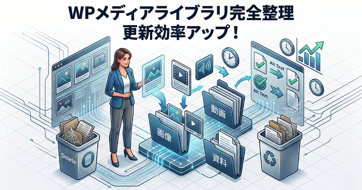 WPメディアライブラリ完全整理!更新効率アップ