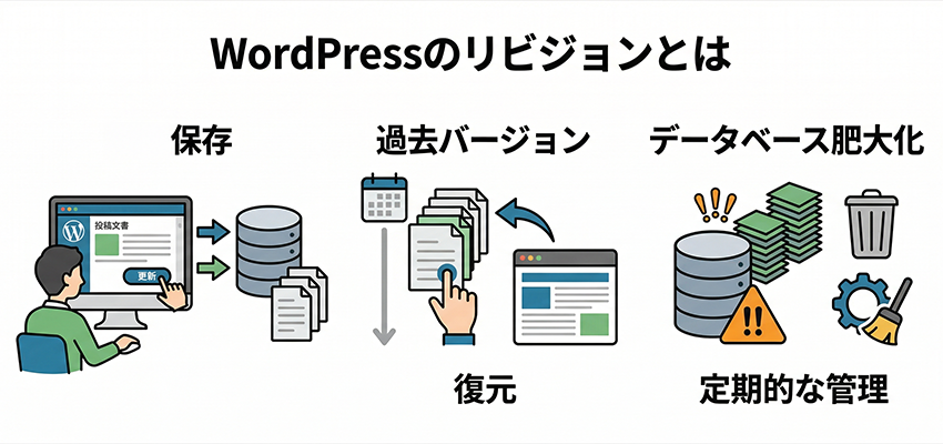 WordPressのリビジョンとは