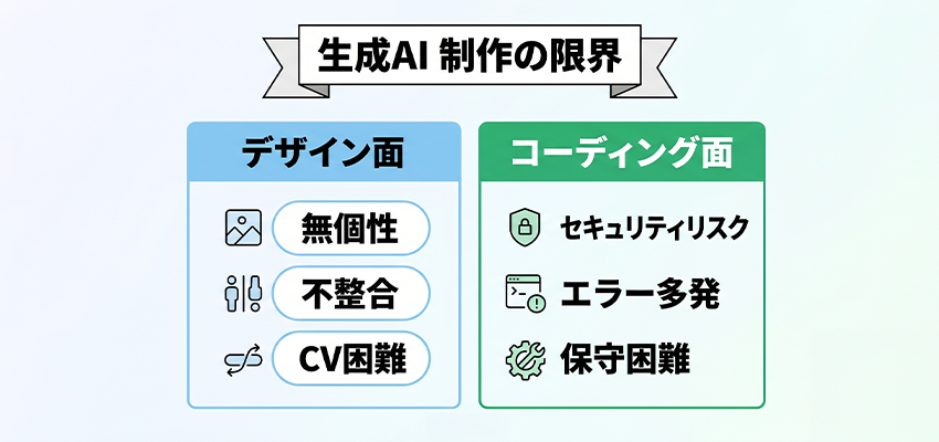 生成AIでデザインとコーディングはやめた方が良い