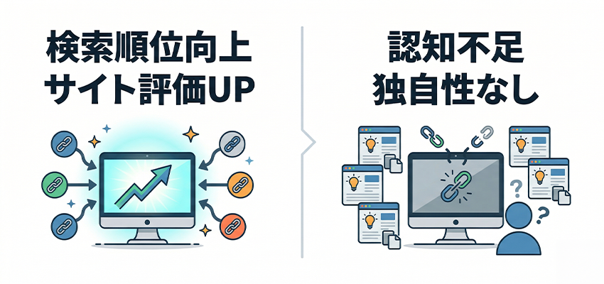 自然な被リンクは検索順位の向上で重要だけど集めるのが難しい