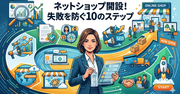 ネットショップの始め方！開設の流れと失敗を防ぐコツ