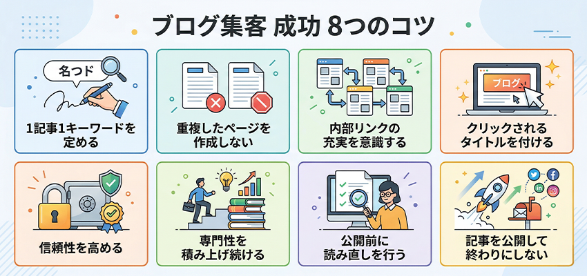 ブログ集客を成功させるコツ