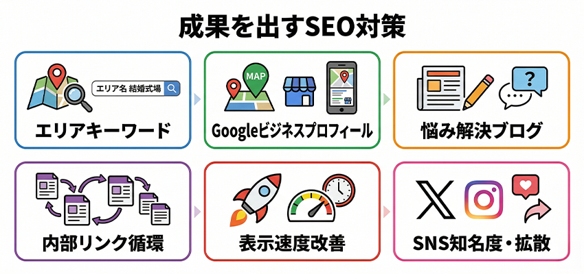 ブライダル・結婚式場のホームページで成果を出すSEO対策