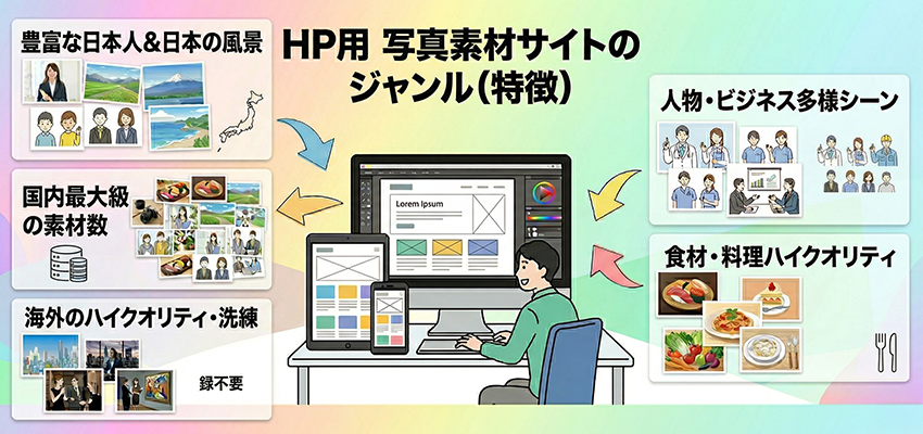 無料の写真素材ダウンロードサイト