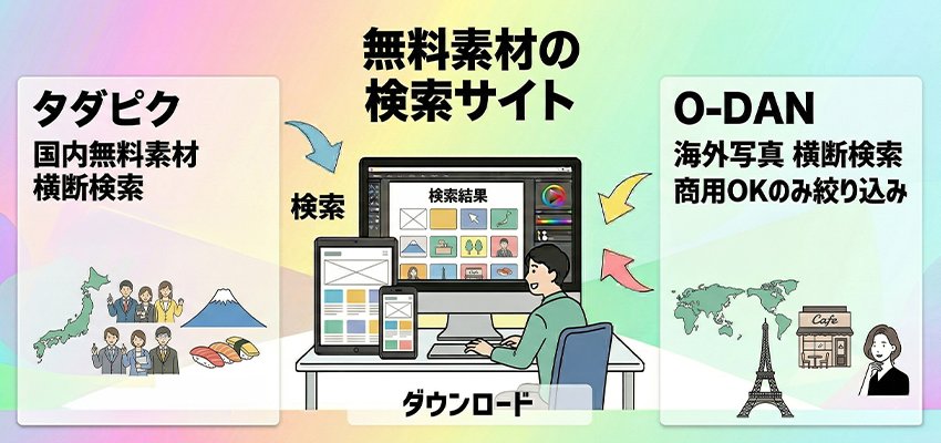 無料素材の検索サイト