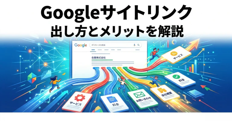 Googleサイトリンクとは？出し方とメリットを解説