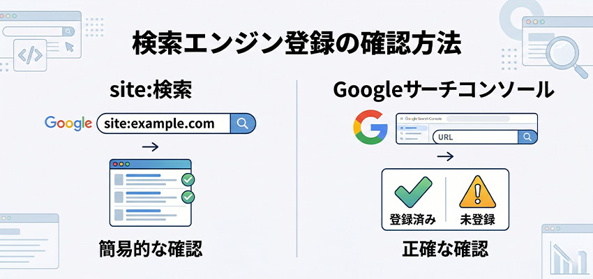 検索エンジンに登録されているかを調べる方法