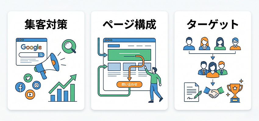 営業トークを取り入れたホームページで成果が出ない場合の対策法