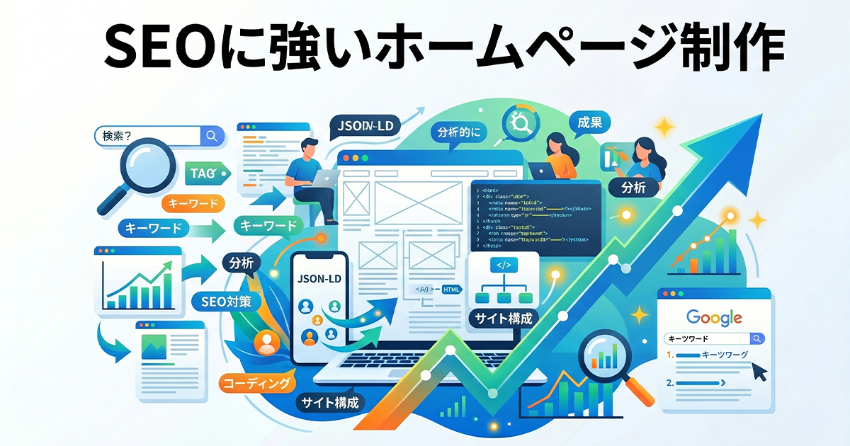 SEOに強いホームページ制作