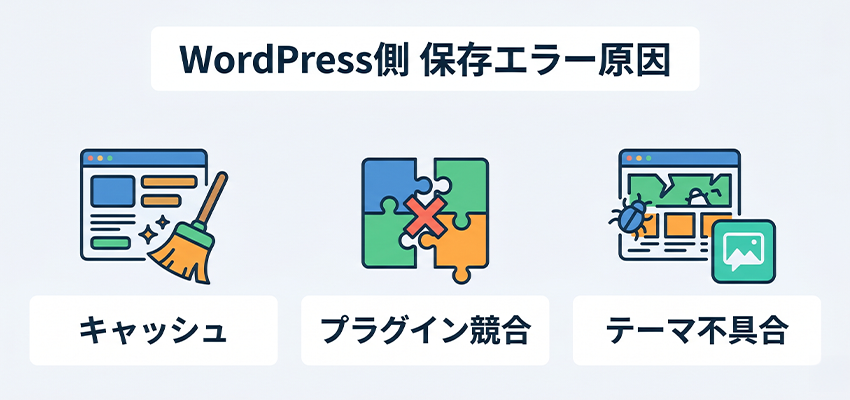 WordPressの投稿と固定ページが保存できない原因と改善法【WordPress側が原因】