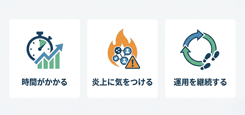 ECサイトの集客でSNSを活用する時の注意点