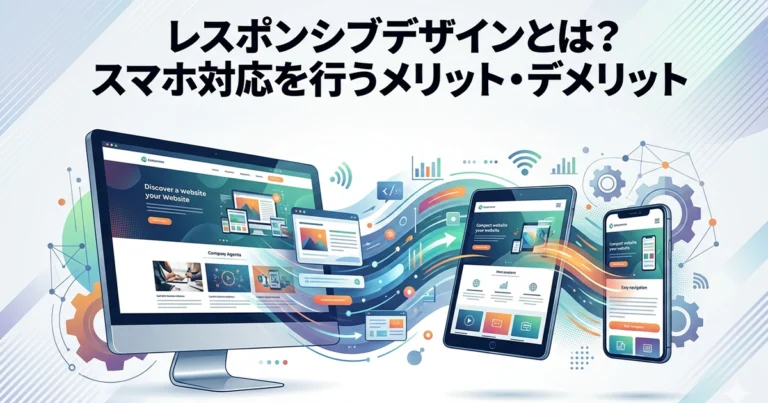 レスポンシブデザインとは？スマホ対応を行うメリット・デメリット