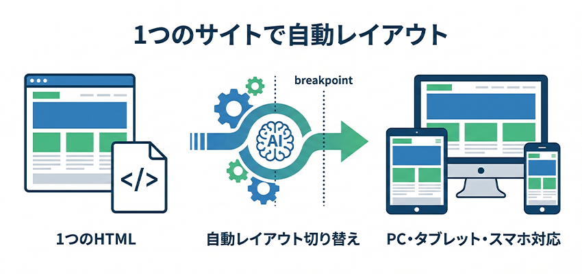 レスポンシブデザインとは