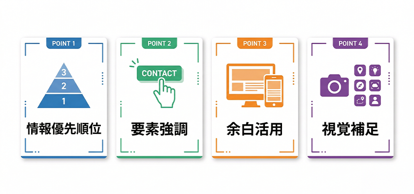 シンプルで見やすいホームページ制作のポイント