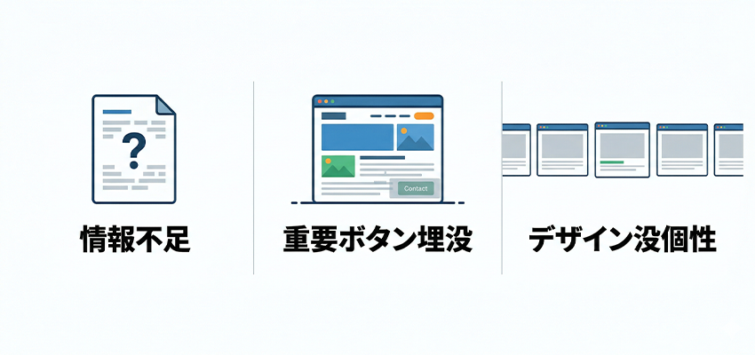 シンプルで見やすいホームページを制作する時の注意点