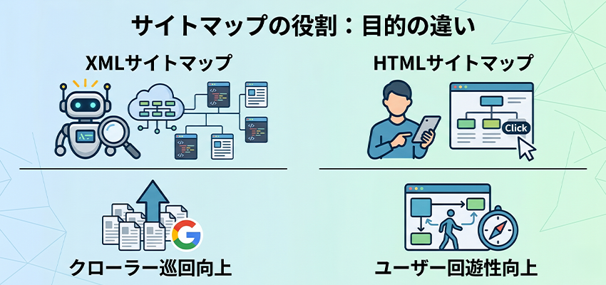 2つのサイトマップの必要性とは