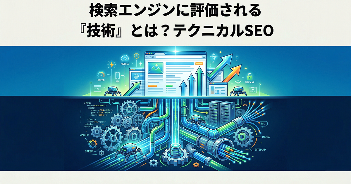 検索エンジンに評価される技術とは？テクニカルSEO