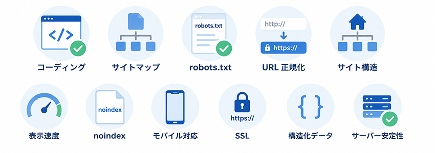 テクニカルSEOに効果的な技術的な対策