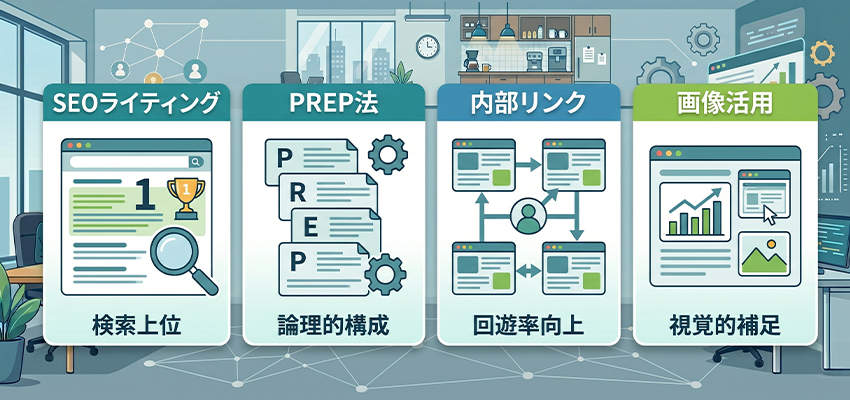 Webライティングと一緒に学びたい内容