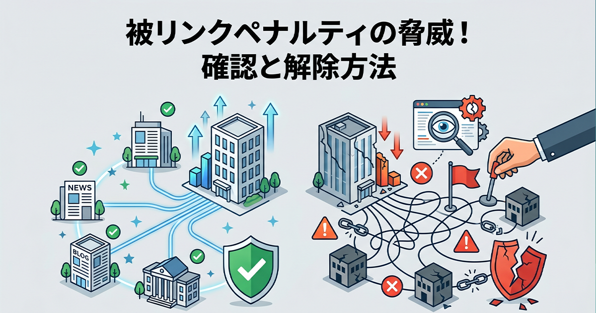 被リンクペナルティの脅威！確認と解除方法