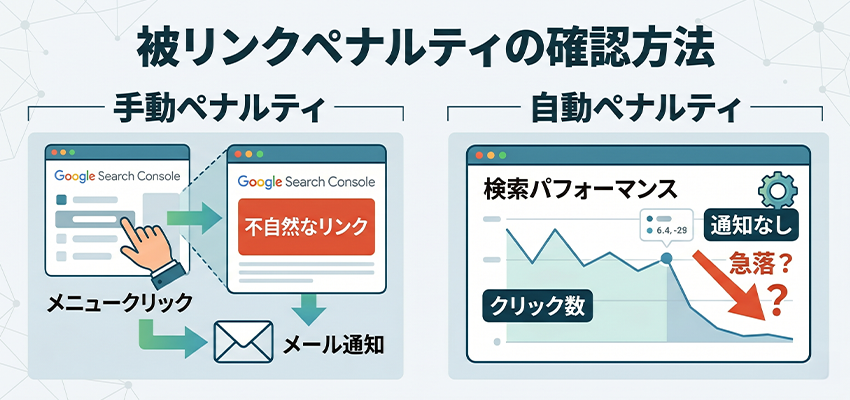 被リンクペナルティの確認方法