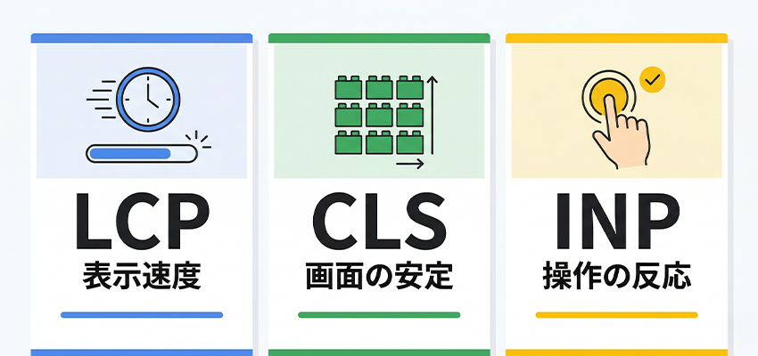 コアウェブバイタルの3つの指標