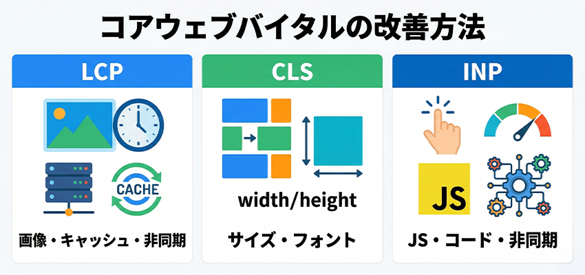 コアウェブバイタルの改善方法