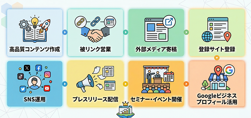 効果的な外部SEOの対策方法